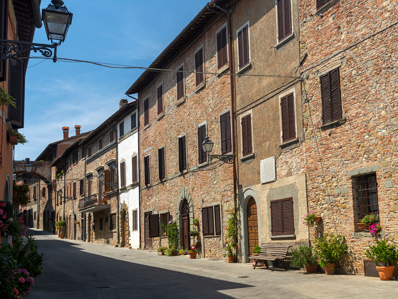 Vicoli e corso principale citerna