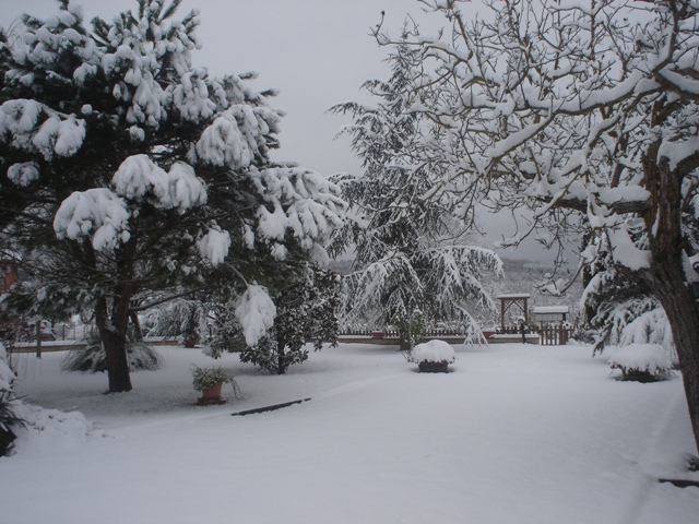 NEVE IN AGRITURISMO