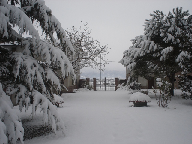 NEVE IN AGRITURISMO