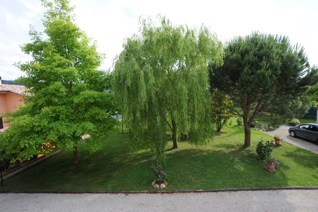 Panorama Giardino Interno da Appartamento Quercia Rossa